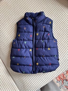 GAP Baby Navy Jacket with Tiny Multicolor Accents